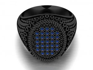 signet ring for men 3D Model