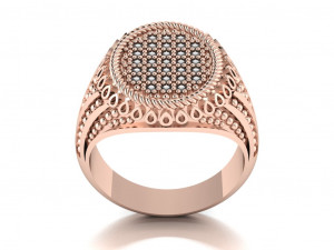 signet ring for men 3D मॉडल
