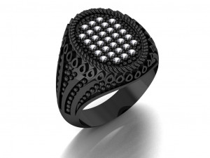 signet ring for men 3D मॉडल