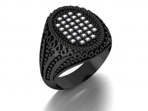 signet ring for men 3D Model