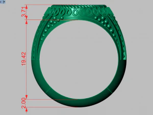 signet ring for men 3D Model