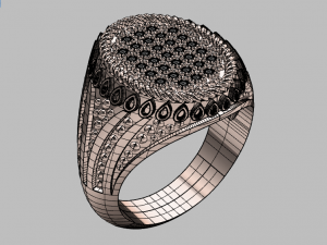 signet ring for men 3D मॉडल