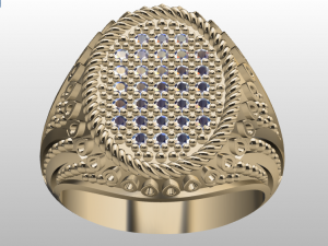 signet ring for men 3D मॉडल