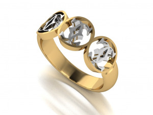 chanel ring Modèle 3D