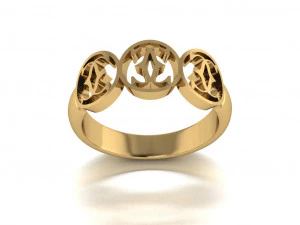 anello di chanel Modello 3D