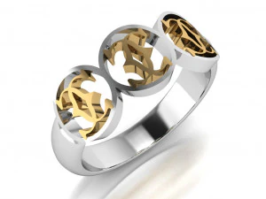 anello di chanel Modello 3D