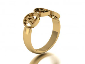 anello di chanel Modello 3D