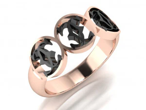 anello di chanel Modello 3D