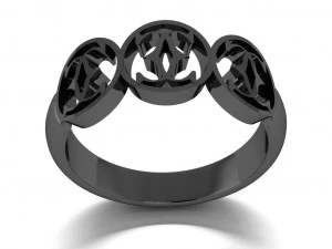 anello di chanel Modello 3D