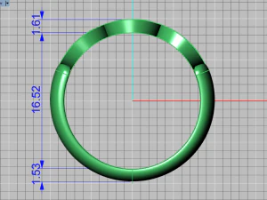 anello di chanel Modello 3D