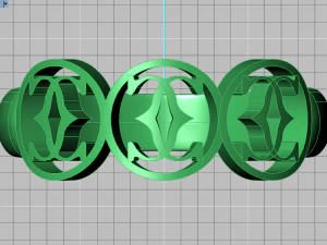 anello di chanel Modello 3D