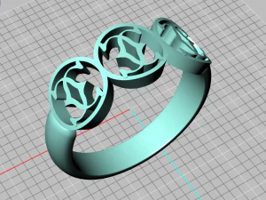 anello di chanel Modello 3D