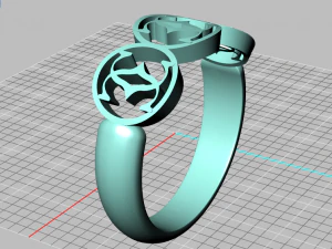 anello di chanel Modello 3D