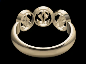 anello di chanel Modello 3D