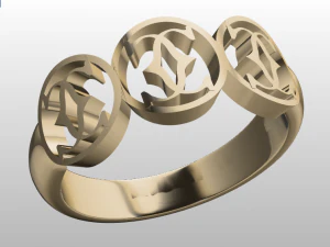 anello di chanel Modello 3D