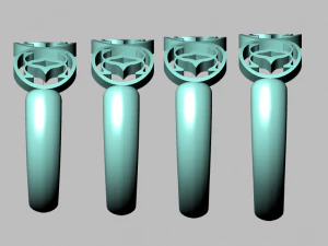 anello di chanel Modello 3D