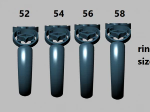 anello di chanel Modello 3D