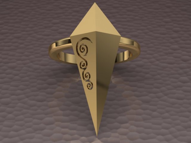pyramid ring Modello 3D .c4d .max .obj .3ds .fbx .stl .blend