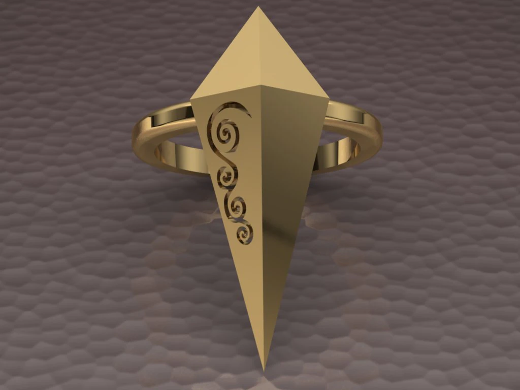 pyramid ring 3D Model .c4d .max .obj .3ds .fbx .stl .blend