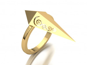 pyramid ring Modello 3D