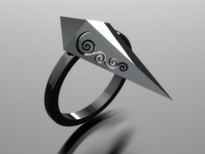 pyramid ring Modello 3D