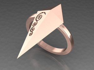 pyramid ring Modello 3D