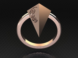 pyramid ring Modello 3D