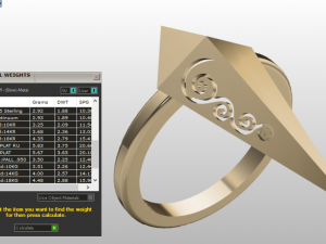 pyramid ring Modello 3D