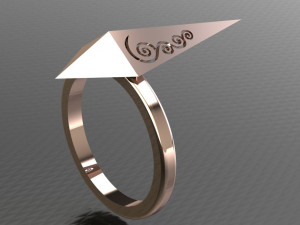 pyramid ring Modello 3D