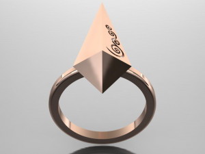 pyramid ring Modello 3D