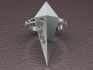 pyramid ring Modello 3D