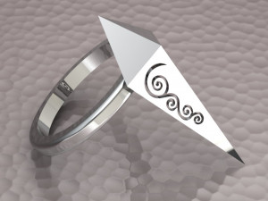 pyramid ring Modello 3D
