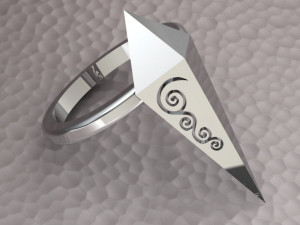 pyramid ring Modello 3D
