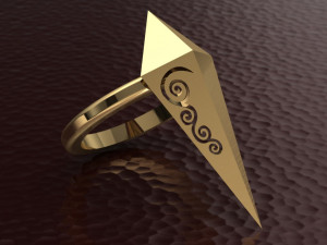 pyramid ring Modello 3D