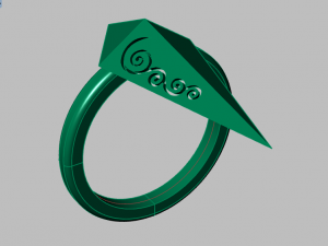 pyramid ring Modello 3D