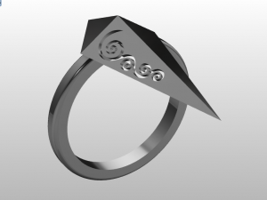 pyramid ring Modello 3D