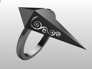 pyramid ring Modello 3D