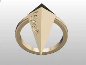 pyramid ring Modello 3D