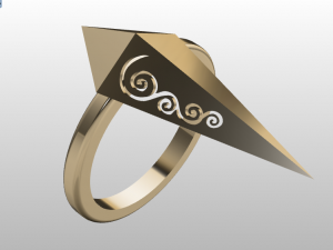 pyramid ring Modello 3D