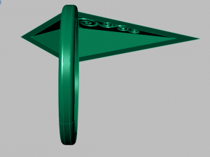 pyramid ring Modello 3D