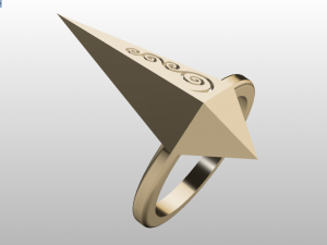 pyramid ring Modello 3D
