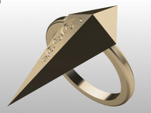 pyramid ring Modello 3D