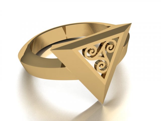 pyramid ring 3Dモデル .c4d .max .obj .3ds .fbx .stl .blend 