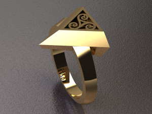 pyramid ring 3Dモデル
