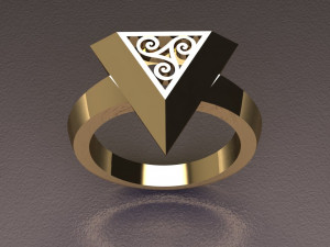 pyramid ring 3Dモデル
