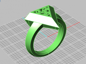 pyramid ring 3Dモデル