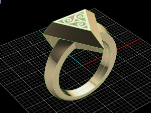 pyramid ring 3D Model