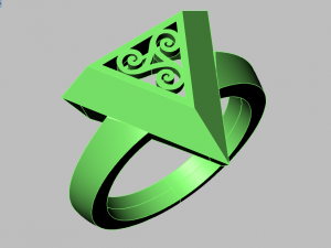 pyramid ring 3Dモデル