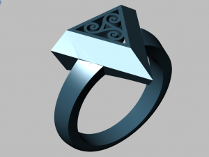 pyramid ring 3Dモデル