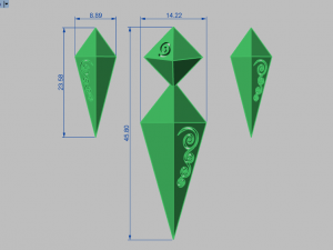rhombic set 3Dモデル